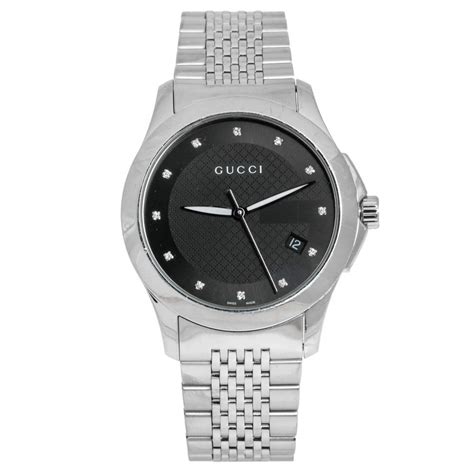 gucci 126.4 watch stainless steel.